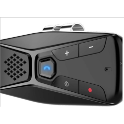 Auto Handsfree via Bluetooth 5.0 voor de zonneklep