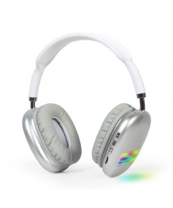 Bluetooth Stereo Headset met LED lichteffect Wit/Zilver