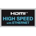 Micro HDMI - HDMI kabel - versie 1.4 (4K 30Hz) / zwart - 1 meter
