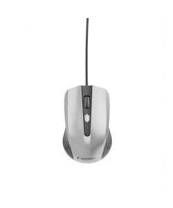 4-button Opticale USB Muis Bedraad Zwart/Zilver
