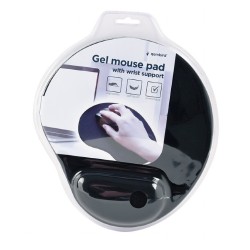 Gel Muismat met polsondersteuning Zwart