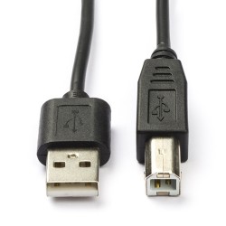 Printerkabel USB 2.0 A - B 1 Meter
