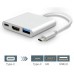 USB-C HDMI USB 3 in 1 Multiport Hub Adapter