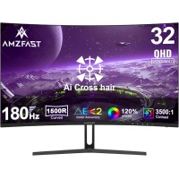 KTC H32S17 32Inch Curve 2560 x 1440p 180Hz FHD Gaming Monitor