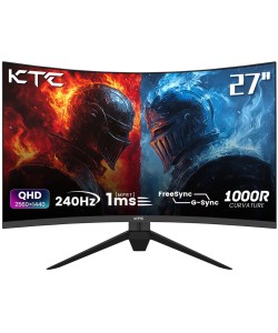 KTC H27S25E 27inch Curve 2560*1440 2K QHD 1Ms Gaming Monitor