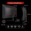 KTC H24S17 24Inch Curve 1920 x 1080p 180Hz FHD-1080P Gaming Monitor KTC H24S17 24Inch Curve 1920 x 1080p 180Hz FHD-1080P Gaming Monitor