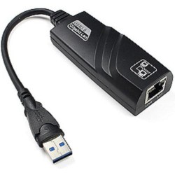 USB3.0-A/USB-C DBIT RJ45 Gigabit Lan Port Adapter