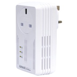 Aztech Homeplug AV 500Mbps HL115EP Pass Through met EU PLUG
