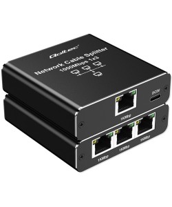 Gigabit Ethernet Splitter 1 tot 3 Netwerk Uitbreiding