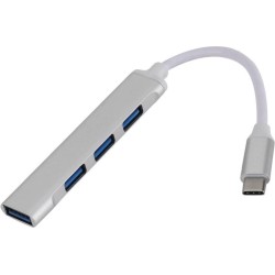USB-C 3.0 naar USB-A Hub 4 Poorts