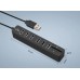 USB-A 2.0 naar USB-A 2,0 Hub 6 Poorts met Cardreader