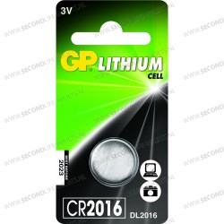 GP Lithium knoopcel CR2016, blister 1