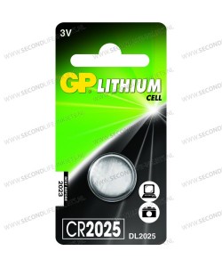 GP Lithium knoopcel CR2025, blister 1