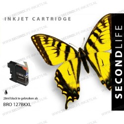 Brother LC127 Zwart 28ml XL Cartridges
