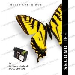 Brother LC1280 Zwart 60ml XXL Cartridges