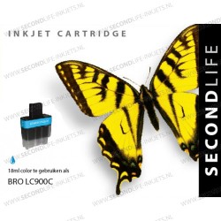 Brother LC900 Cyaan 18ml XL Cartridges
