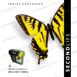 Brother LC980 / LC1100 Zwart 29ml XL Cartridges