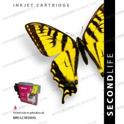 Brother LC985 Magenta 19.5ml XL Cartridges