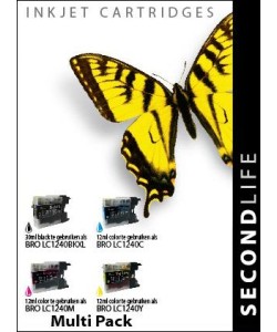 Brother LC-1240 Multipack 66ml XL Cartridges