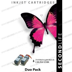 Canon PGI 525 Zwart XL Duopack 2x21ml Cartridges