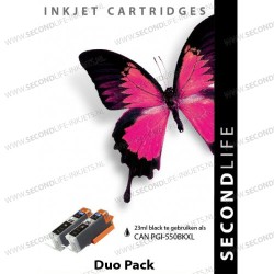 Canon PGI-550 Zwart XL 2x23ml Duopack Cartridges