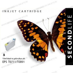 Epson T0711 Zwart 15ml XL Cartridges