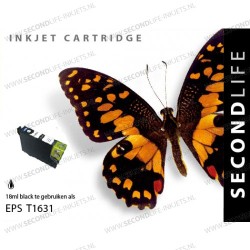 Epson T1631 Zwart 15ml XL Cartridges Epson T1631 Zwart 15ml XL Cartridges