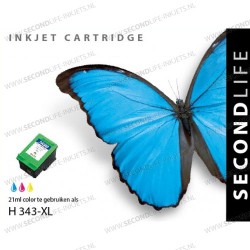 HP 343XL 18ml Kleur Cartridges