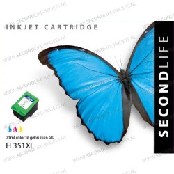 HP 351XL 21ml Kleur Cartridges HP 351XL 21ml Kleur Cartridges