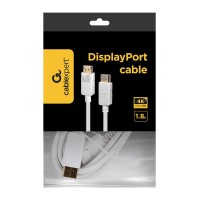 DisplayPort-kabel, 4K, 1,8 m, wit