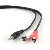 3.5 mm stereo naar RCA plug kabel, 5 meter