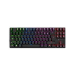 Sharkoon PureWriter TKL RGB Zwart | Bedraad Toetsenbord | QWERTY US Sharkoon PureWriter TKL RGB Zwart | Bedraad Toetsenbord | QWERTY US