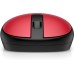 HP 240 Empire Red | Bluetooth Muis | Links- en Rechtshandig | 1600 DPI | Rood/Zwart