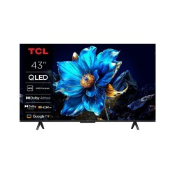 TCL 43P79K | 43” 4K Ultra HD QLED Smart TV | Google TV | Dolby Vision | 60Hz (2025)