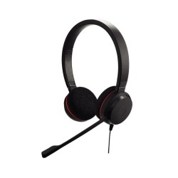 Jabra Evolve 20 UC | Bedrade On-ear Stereo Headset | USB Type-A | Zwart