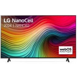 LG NanoCell 50NANO82T6B | 50” 4K Ultra HD NanoCell Smart TV | WebOS 24 | HDR10 Pro | 60Hz