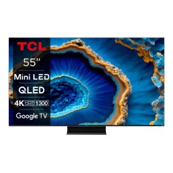 TCL 55C805 | 55” 4K Ultra HD QD-Mini LED Smart TV | Google TV | Dolby Vision IQ | 144Hz