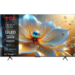TCL 55T8C | 55” 4K Ultra HD QLED Smart TV | 120Hz | Google TV + Wifi | Dolby Vision & HDR10+ | HDMI 2.1 (2025)