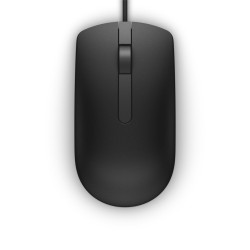 Dell MS116 | Bekabelde Muis | Links- en Rechtshandig | USB-A | 1000 DPI | Zwart