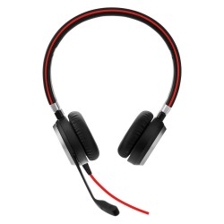 Jabra Evolve 40MS | Bedrade On-ear Stereo Headset | 3.5mm | Zwart