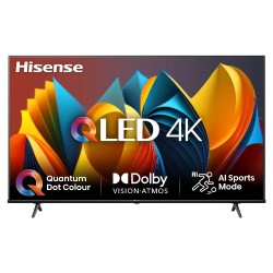 Hisense 75E79NQ 75” | 4K Ultra HD QLED Smart TV | VIDAA + Wifi | Dolby Vision voor Betoverende Beeldkwaliteit | Quantum Dot voor Rijke Kleuren | 60Hz