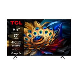TCL 85C69B 85” | 4K Ultra HD QLED Smart TV | Google TV + Wifi | Dolby Vision | Quantum Dot met Levendige Kleuren | 60Hz
