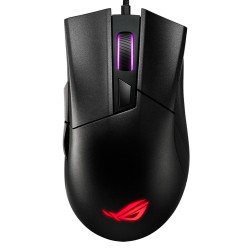 ASUS ROG Gladius II Core | Bedrade Gaming Muis | Rechtshandig | USB-A | 6200 DPI | Zwart