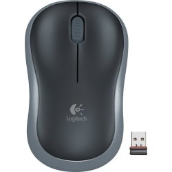 Logitech M185 | Draadloze Muis | Links- en Rechtshandig | RF | 1000 DPI | Zwart/Grijs