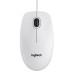 Logitech B100 | Bekabelde Muis | Links- en Rechtshandig | USB-A | 800 DPI | Wit