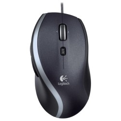 Logitech M500 | 1000 DPI Laser Sensor | Bedrade USB Muis | 7 Knoppen | Supersnel Scrollwiel | Rechtshandig | Zwart