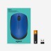 Logitech M171 | Draadloze Muis | Links- en Rechtshandig | RF | 1000 DPI | Zwart/Blauw