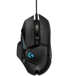 Logitech G502 Hero | Gaming Muis | Rechtshandig | USB-A | 25600 DPI | Zwart