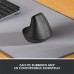 Logitech Lift | Ergonomische Draadloze Muis | Rechtshandig | RF + Bluetooth | 4000 DPI | Grafiet