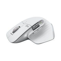 Logitech MX Master 3S | Draadloze Muis | RF-Draadloos + Bluetooth | 8000 DPI | Zilver/Wit